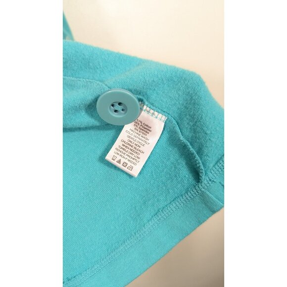 Susan Graver Womens Plus 1X Blue One Button Blazer Jacket Cinched Sleeve Pockets - Picture 6 of 6